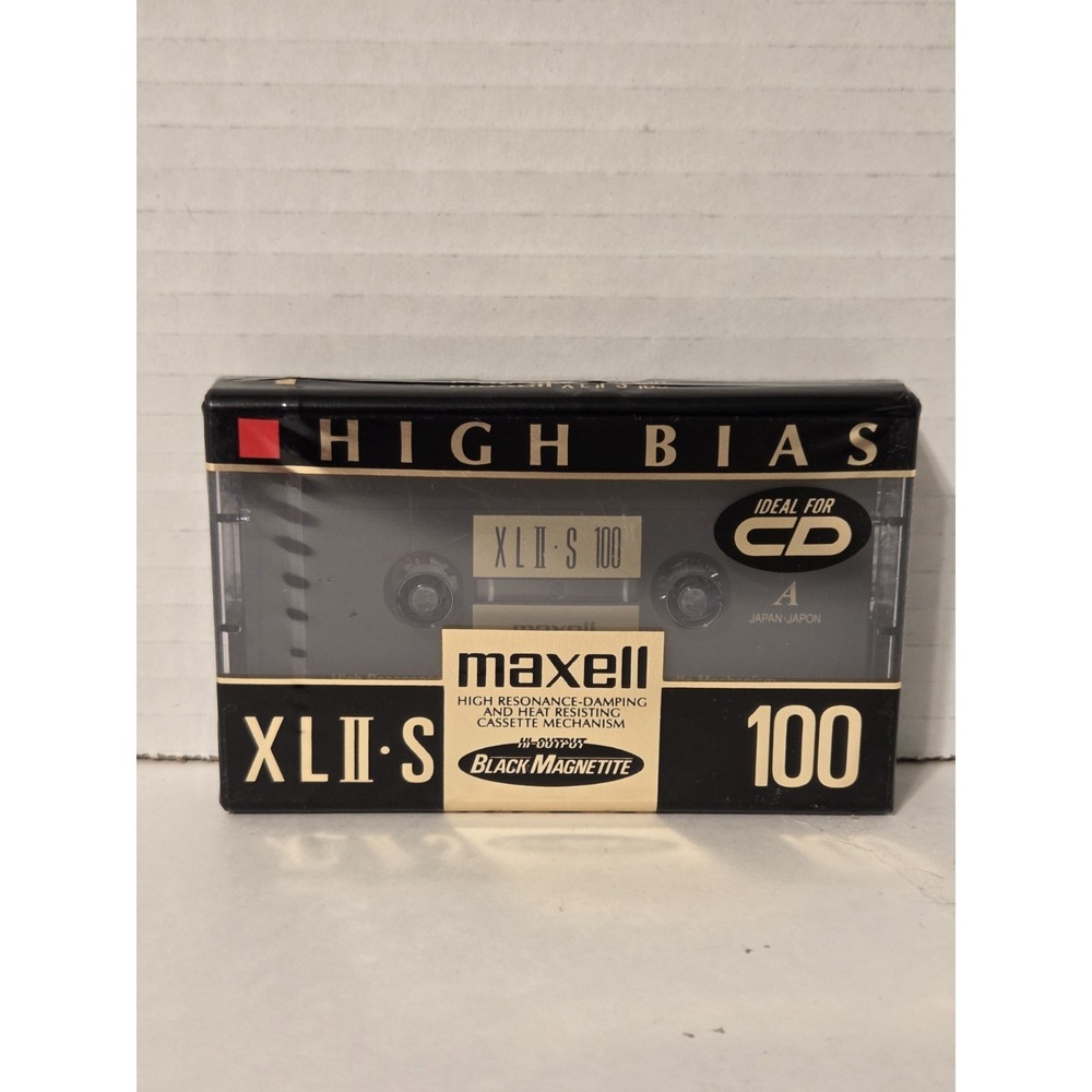 Maxell High Bias XLII-S 100 Minute Audio Cassette Tape